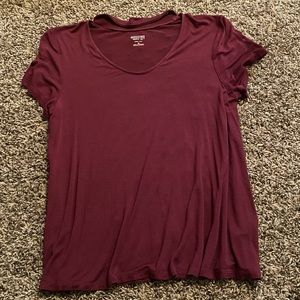 Mossimo Key Hole Short Sleeve Blouse